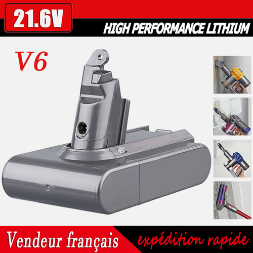 Pour dyson v6 6400mah - 21.6v,