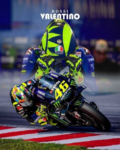 Poster valentino rossi yamaha - poster,