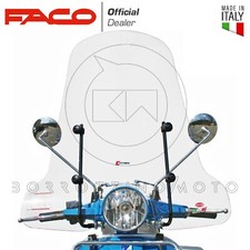 PARABREZZA ALTO CON STAFFE PER VESPA PX PE 125 150 200 / ARCOBALENO / MILLENIIUM