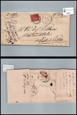 Storia postale Regno UI da Carvico a Monte San Pietro sassone 37