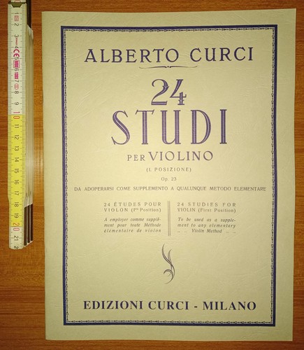 Curci studi per violino - curci, 24
