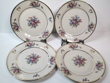 Tirschenreuth Queensrose side Plate bread plate Bavaria 1948 6" set 4 U.S. Zone