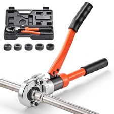 VEVOR Kit Pinza Crimpatrice Idraulica per Tubi in Acciaio Inox Raccordi per Tubi