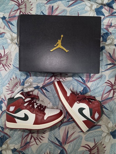 Air jordan mid rosse - ​air,
