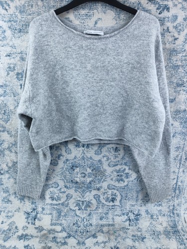Maglione bershka grigio maglia - grigio,