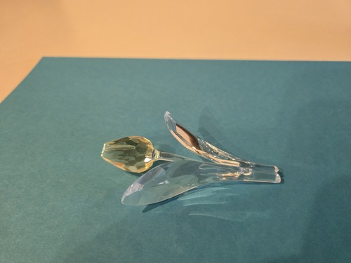 Swarovski crystal yellow tulip - swarovski,