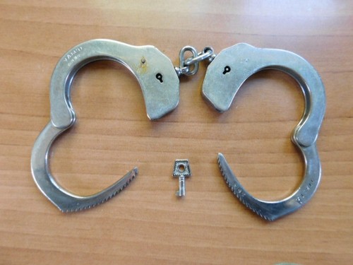 Vintage pair handcuffs - pair,