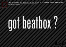 (2) Got Beatbox Adesivo