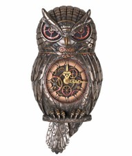 Statua uccellino steampunk
