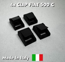 kit 4x clip rinforzate per cinghie capote Fiat 500 Cabrio Fiat 500C 500 C