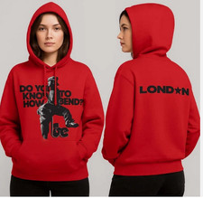 Felpa con cappuccio rossa