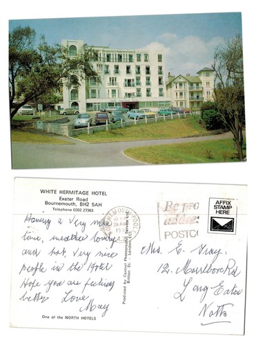 Postcard white hermitage - postcard,