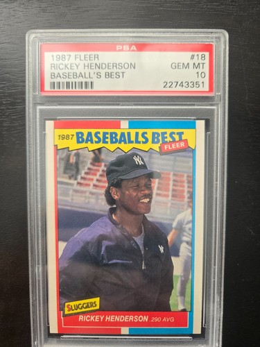 Fleer baseball best rickey - fleer,