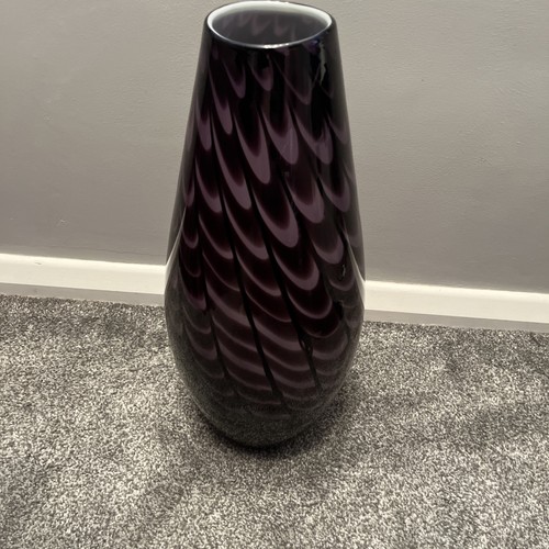 Vaso vetro viola alto - in,