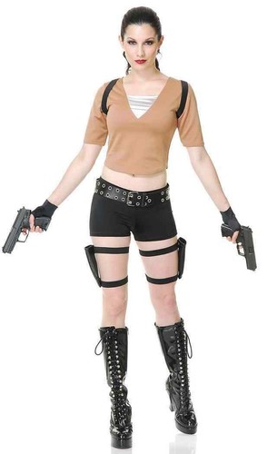 Costume tomb fighter raider - tomb,