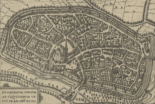 Duisburg vogelschau braun - duisburg,