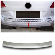 Per VW TOUAREG 2010 AL 2017 Cromato Protezione Paraurti (Spazzolato) ACCIAIO