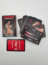 carte poker AXE da collezionare Idea regalo rare carte da gioco, AkQJ, originale