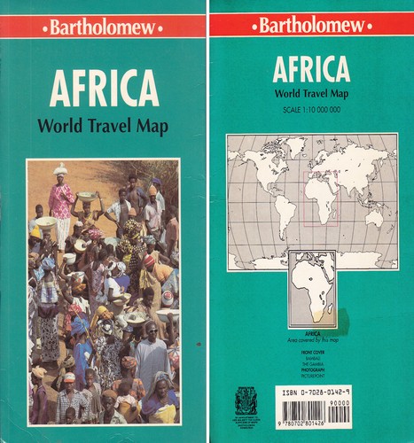 Africa world travel map - africa,