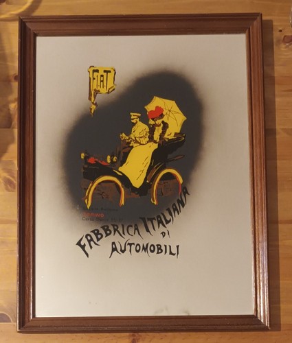 Specchio pubblicitario fiat - specchio,