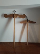 Set 2 Grucce appendiabiti in legno