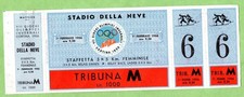 BIGLIETTO OLIMPIADI CORTINA