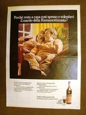 Amaro Ramazzotti Perché il marito resta a casa spesso Pubblicità vintage anni 70