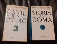2 LIBRI Indro Montanelli - Rizzoli: Storia di Roma - 1962, DANTE E IL SUO SECOLO