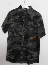 Camicia Militare Bimbo -  Terranova. A 6-7/116-122 - manica corta.  NIRIMA