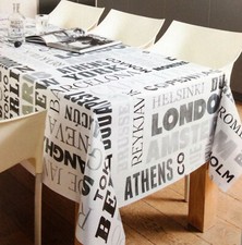 Tela Cerata Tovaglia Città