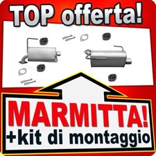 2x Silenziatore Posteriore per SUBARU OUTBACK 2.0D & FORESTER 2.0 2.5 AWD