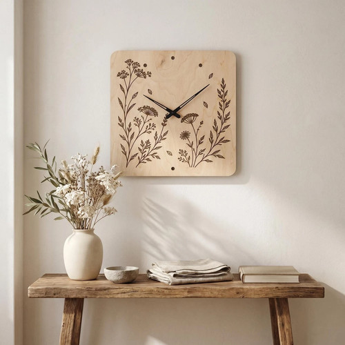 Orologio parete rustico - parete,