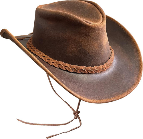 Cowboy cappello pelle - cowboy, in