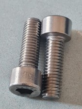 10 Bulloni - Testa cilindrica - M8x25mm - DIN9 12 - Acciaio inox A