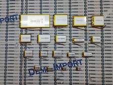 Batterie a litio ricaricabili 3.7 v MULTI mAh basso dreno cuffie,GPS,acustica