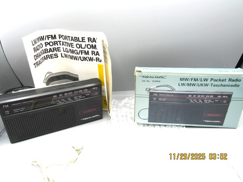 Radio tascabile lw - radio, mw/fm/lw