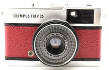 [Ecc] OLYMPUS TRIP 35 Red scuro fotocamera punta e scatta pellicola...