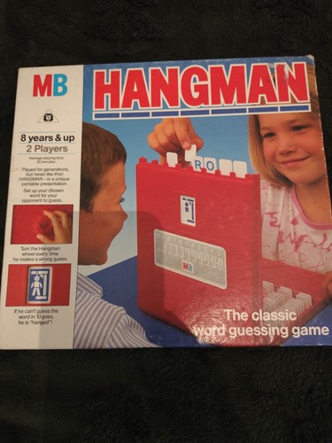 Hangman gioco vintage - mb,