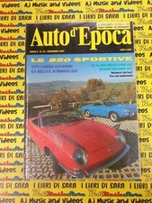 Rivista AUTO D'EPOCA anno X