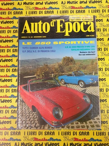 Rivista auto epoca anno - d'epoca, x