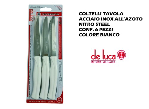 Coltelli tavola conf pz - coltelli, conf.6