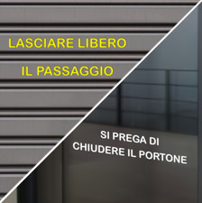 Scritte adesive personalizzate