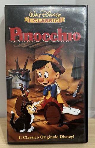 Pinocchio vhs walt disney - pinocchio,