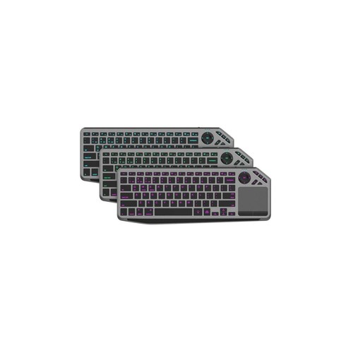 Tastiera wireless doppio rf - wireless, bt/rf