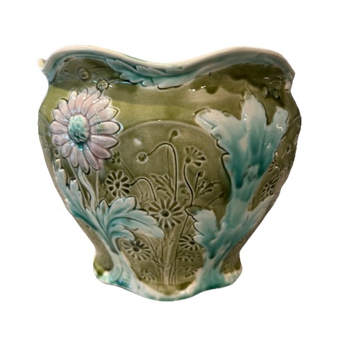 Faience majolica flower - faience,