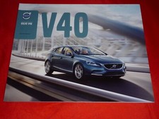 VOLVO V40 D2 D3 D4 T3 T4 T5 depliant brochure depliant folletto dal 2013