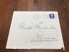 GALLARATE - 1932 - BUSTA INDIRIZZATA A BENITO MUSSOLINI