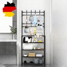 Appendiabiti appendiabiti pesante in metallo 3 in 1 con scarpiere DHL