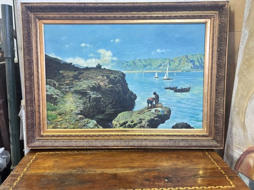 Dipinto olio tela - ad,
