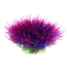 1pc Acquario Erba Sfera Panorama Pianta Viola Blu Verde 3.15x5.71"